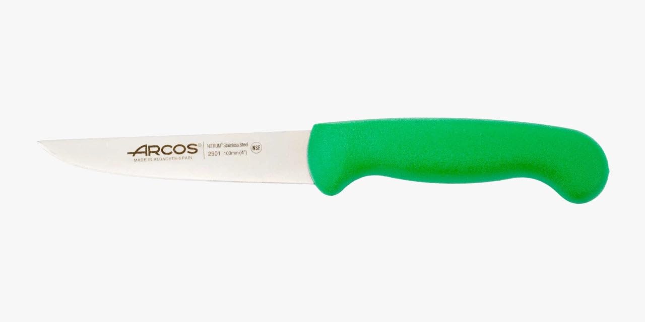 Arcos Cuchillo Chef con Hoja Acero Inoxidable Nitrum 200 mm. Cuchillo Cocina Profesional multipropósito. Mango ergonómico Polipropileno. Serie 2900. Color Negro. — view 36