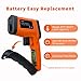 Huijigemy Non-Contact Infrared Thermometer Gun X6000- Handheld Digital Temperature Tester with LCD Display for Home/Kitchen/Industrial Use,Range:-58°F ~1022°F.