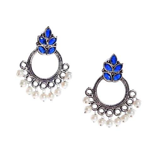 Noor Shine Handcrafted Earrings For Women Fashion | Oxidised Earrings For Women With Crystal Stone, Traditional Earrings For Daily Use For Women & Girls, Lightweight Jhumka Earrings For women (B0DB1TT3TN) Amazon Price History, Amazon Price Tracker