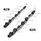 Shkanla Silikon Analkugeln Vibrator mit 10 Vibrationsmodi und 3 Motoren, 6 Kugeln Anal Kette Beads Analvibrator Analplugs Buttplug, G-Punkt Prostata Stimulator Vibratoren Männer Frauen Paare