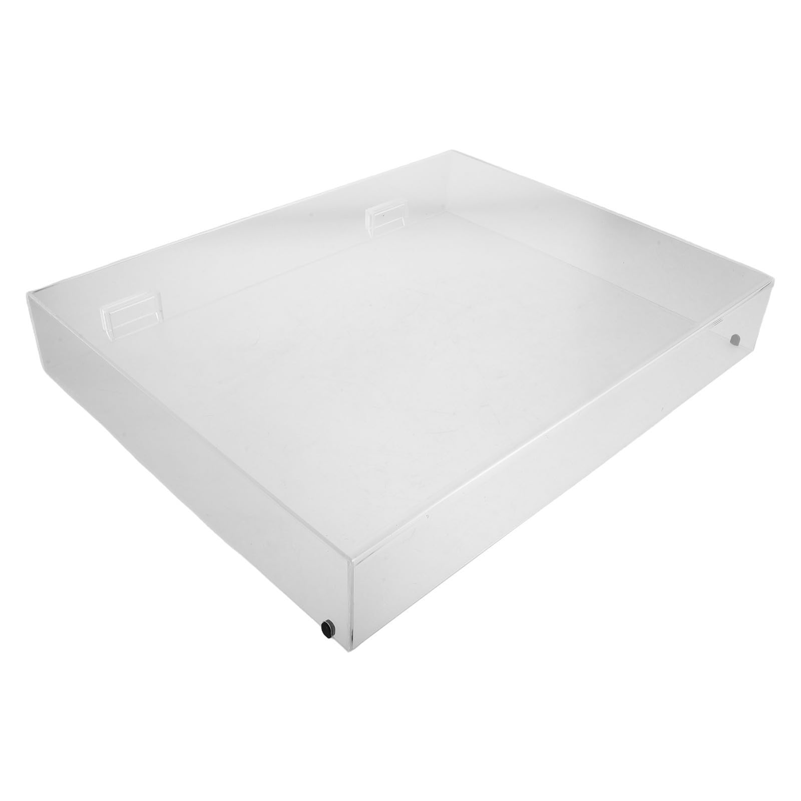 TOYANDONA Cubierta Protectora de Polvo para Tocadiscos de Acrílico Transparente, Desmontable y Cuadrada, Diseño Minimalista para Tocadiscos y Giradiscos Estéreo