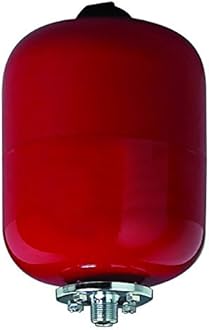35 Litre Red Replaceable Membrane Heating Expansion Vessel Tank with 3/4 Connection by Aquasystem