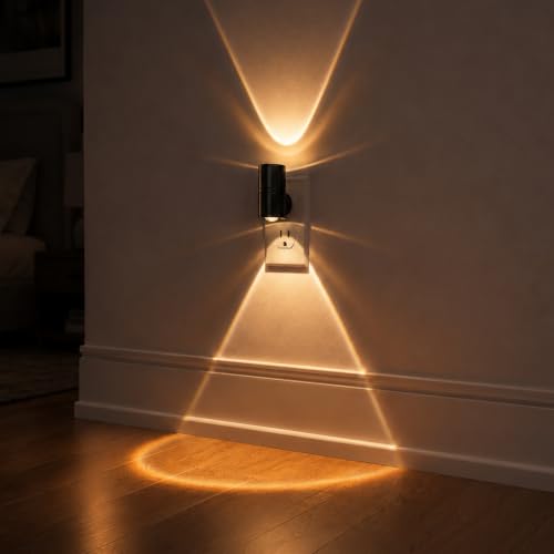 L LOHAS LED Night Lights Plug into Wall,Light Sensor, Projector Night Light