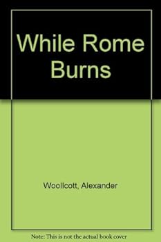 Hardcover While Rome Burns Book