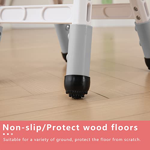 Adjustable Kid Chairs Indoor 3 Level Adjustable Suitable For Children Age 2-6. Maximum Load-Bearing 220Lbs Suitable For Family Classroom And Nursery Child Seat Set (2-Pack-Grey) #TOP2