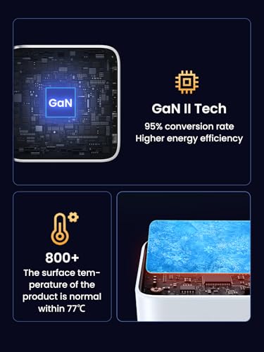 Image of UGREEN Nexode 100W GaN USB C Charger, 4-Port Fast Laptop Charger
