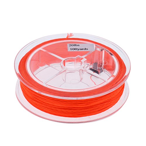 Línea de Apoyo Ayuda Respaldo Pesca Mosca 20lb Backing Line Pescador - Naranja Cover