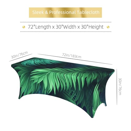 Nappe extensible tropicale pour table de fête sans repassage - 7