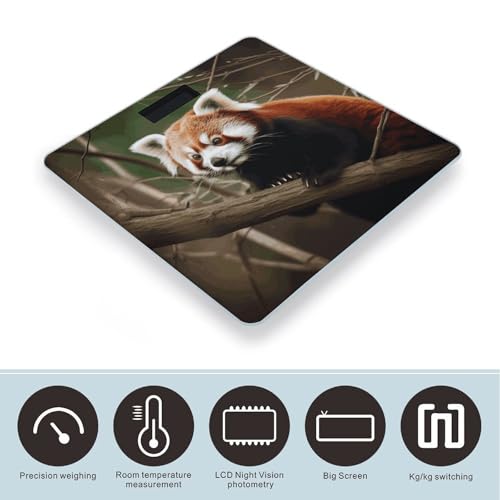 Báscula digital inteligente para baño con diseño Panda miniatura 3