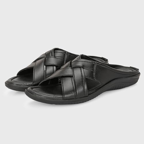 Image of Centrino Sandal for Men | Grip Insole for Stability | Modern Look with Straps | Comfortable Footwear (9772)