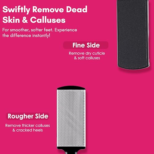 Beauté Secrets, Foot Scrubber, Callus Remover, Effective for Thick Callus and Cracked Feet Pedicure Rasp, Remove Hard Skin, Grater Foot Filer - Image 5