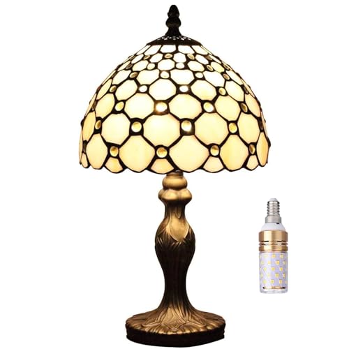 Kinbolas Tischlampe kleine im Tiffany Stil,Vintage...