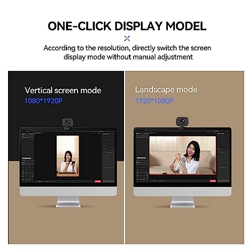 Webcam Type-C avec autofocus rapide et double micro pour diffusion en direct - 6