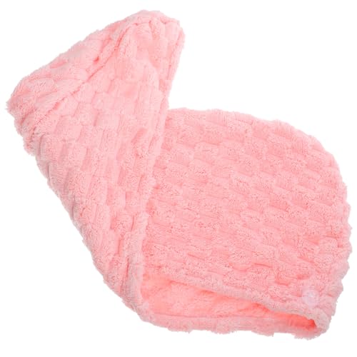 FOMIYES Touca De Cabelo Seco 4 Unidades Toalha Turbante Secagem De Cabelo Chapéus Envoltórios De Cab