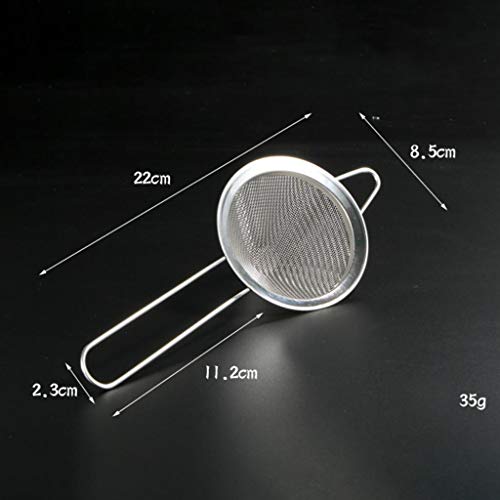 Serenable Pacote com 3 Colheres de Escumador de Aranha Escumador de Fio Inoxidável para Cozinha de C