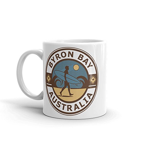 DV Mugs Ltd Byron Bay 9245 Tasse à café de Haute qualité Motif Australie 325 ML