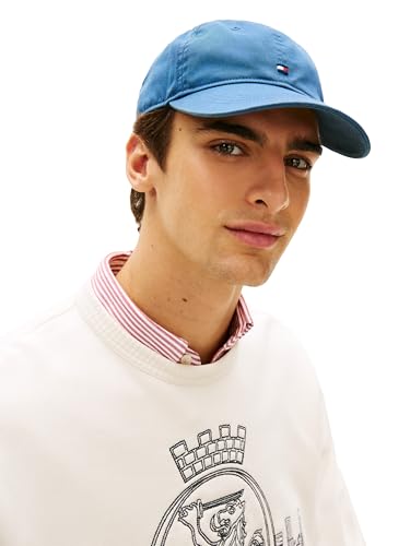 Image of Tommy Hilfiger Men's Cotton 85 Logo Adjustable Baseball Cap