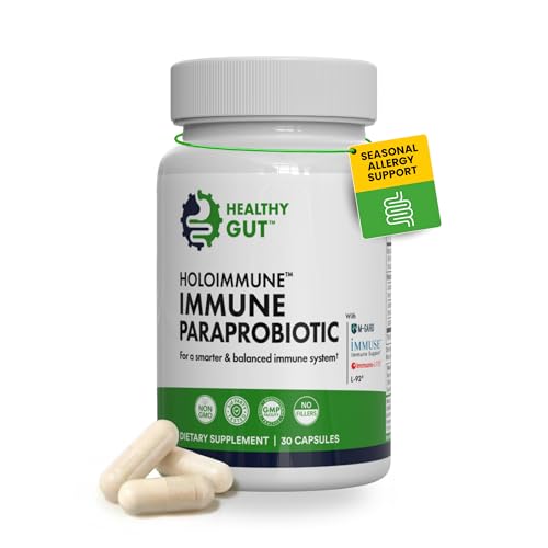 Healthy Gut HoloImmune | Paraprobiotic with Immuse Immune Support | 30 Servings
