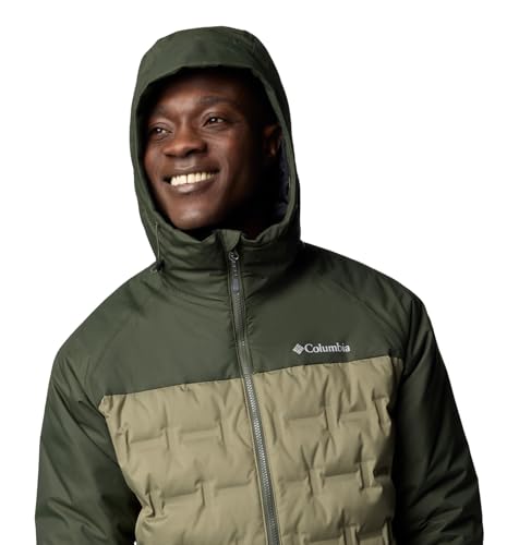 Image of Columbia Men Omni-Heat Inifnity Grand Trek II Hooded Hiking and Trekking Down Jacket