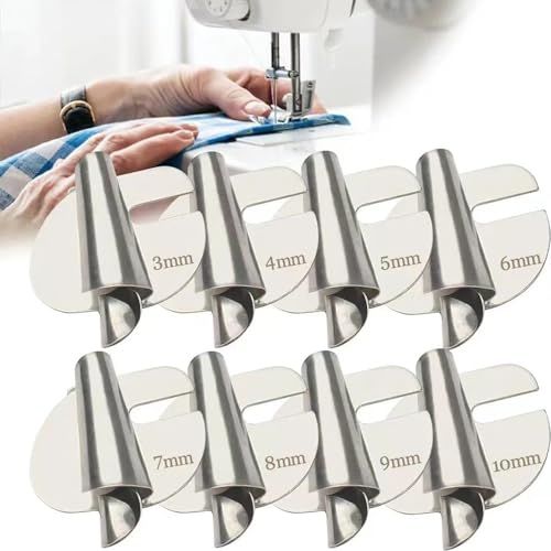 Set Universal de 8 Pies de Prensatelas para Dobladillo 3-10mm miniatura 1