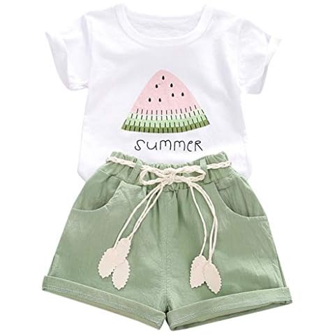 Conjunto de ropa de verano para bebé y niña Briskorry Cover
