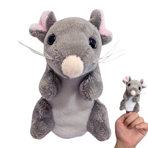 Familien-Fingerpuppen, Plüschtier-Handpuppen, Mäuse | Fingerpuppen aus Plüschtieren, interaktives Plüschspielzeug zum Geschichtenerzählen, Rollenspiele, Navi