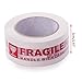 White Red Fragile Packing Tape Handle with Care BOPP Shipping Warning Sticker