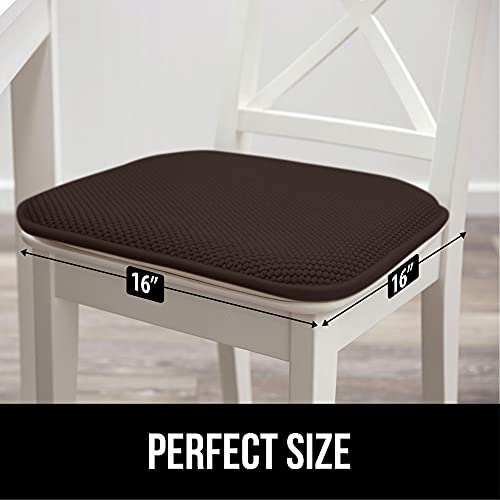 Gorilla Grip Memory Foam Chair Cushions, Slip Resistant, Thick And Comfortable Seat Cushion Pads, Durable Soft Pain Relief Pad For Office Desk, Dining Table, Kitchen Chairs, Set Of 4, 16X16, Sage #TOP6