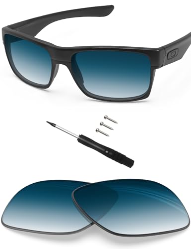 Image of BLAZERBUCK Replacement Lenses & Screws Screwdriver for Oakley TwoFace OO9189 /TwoFace Asian Fit OO9256 Sunglass