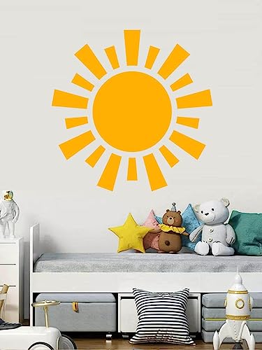 Vinilo decorativo sol grande para niños 61 cm x 61 cm