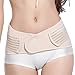 Postpartum Support Recovery Bauch Wrap Pränatal Care Gürtel für Schwangere Damen Taille / Beckengürtel Body Shaper Postnatal Shapewear, beige, 46(XL)
