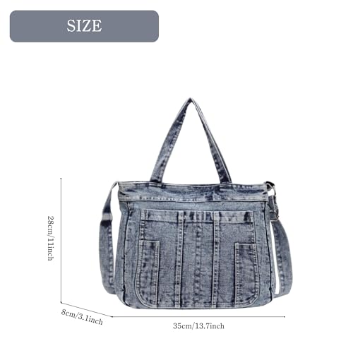 Bolso Tote Casual de Mezclilla para Mujer miniatura 6