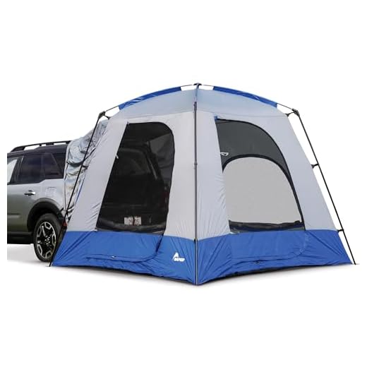 Sportz 82000 - Tienda para acoplar en todoterreno, colores azul y bronce (2,75 x 2,75 x 2,2 metros)