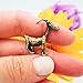 Goat Figurine Handmade Small Collectible Farm-Goat Sculpture Ornament Miniature Tiny Metal Farm Animal Statuette