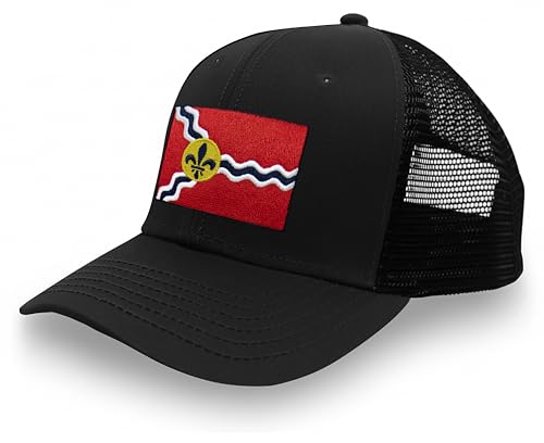 Image of International Tie City Hat for Men and Women, Adjustable Snapback Trucker Baseball Cap with Embroidered Patch
