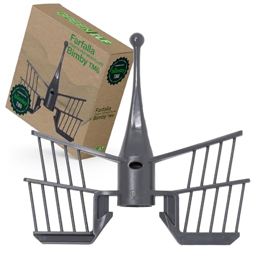 Farfalla Bimby TM6, Frusta per Mescolare Compatibile per Bimby, Accessorio Bimby TM6 Indispensabile, Agitatore in ABS Alimentare, Monta come l’Originale, Sicuro e Facile da Usare