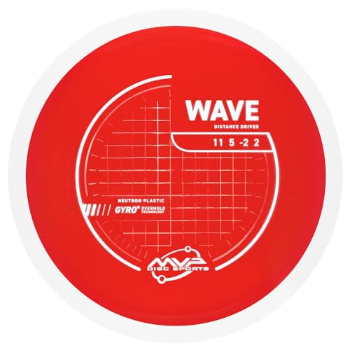 MVP Disc Sports Neutron Wave Disc Golf Distance Driver (170-175g / Colors May Vary)