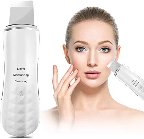 AUKUYEE Facial Skin Scrubber,Blackhead Remover Pore Cleaner Removal Kit Portable Facial Lifting Tool for Women Facial Deep Cleansing Skin Massage Scrubber with USB Charge