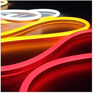 LeClubLED de neón LED flexible luminoso, 1 m, color amarillo