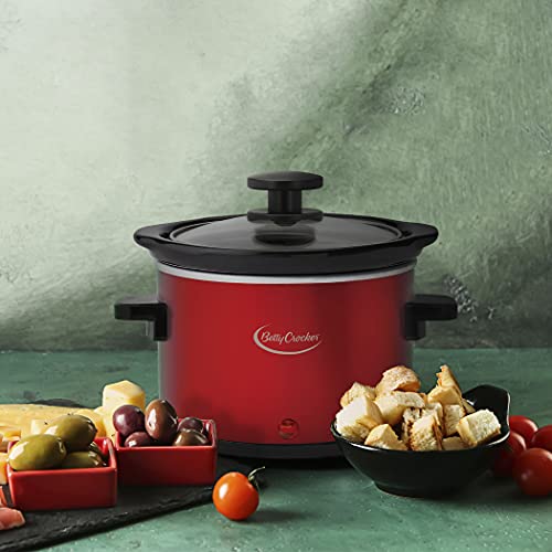 Betty Crocker Mini, Fondue Melting Pot Warmer And Chocolatier, 0.7 Quart, Red #TOP2