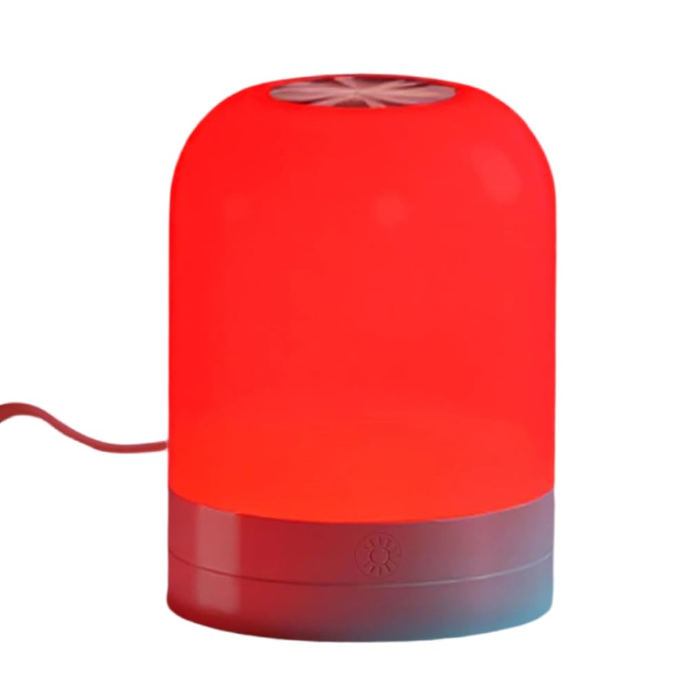 Jnchdghwa Red Light Therapy for Sleep Device Red Night Lights with 670nm Wavelength Touch Reds Light Sleep Lamp Aid Support Deep Relaxation Improve Sleeping for Adults & Kids Bedrooms