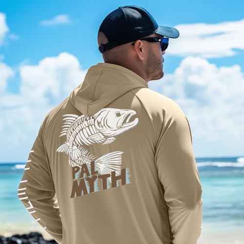 Image of Palmyth Fishing Shirts for Men Long Sleeve UPF 50+ Sun Protection Hoodie