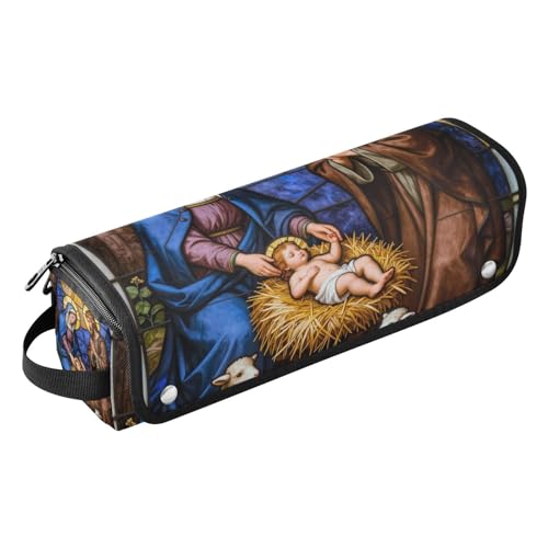 Bolsa de viaje para herramientas de cabello con estera resistente al calor, impermeable para plancha y accesorios de cuidado del cabello, esenciales para mujeres miniatura 1