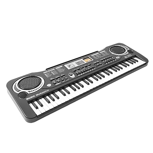 Amazon | 電子キーボードピアノ、61キーデジタルピアノ、初心者向けの