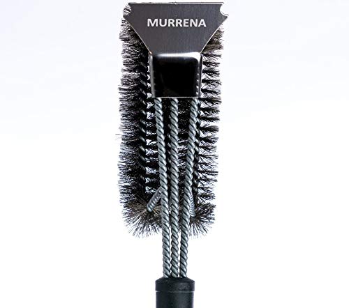 Cepillo de barbacoa raspador cepillo de limpieza para parrilla cepillo seguro 18 