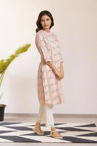 Image of W for Woman Women's Viscose Regular Fit Casual Kurta