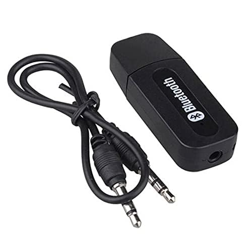 Look At USB luetooth Stereo Wireless Adapter with Audio Receiver Bluetooth Audio Receiver Compatible Bluetooth Connector for Home Theater Pack of 1