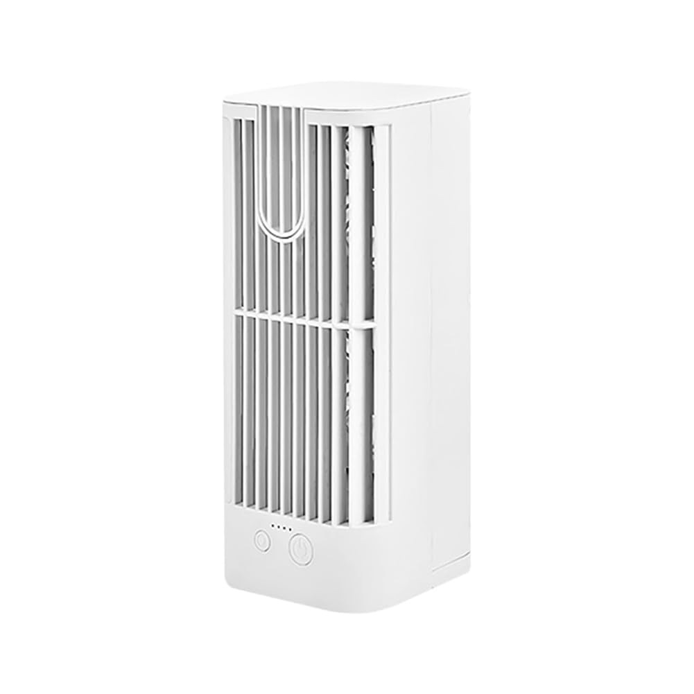 Yurhuit Light Saving Desktop Air Conditioner Fan With Night - Compact, Portable &For Room Desks, Offices & Summer Gift