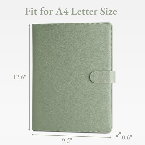 image for Mymazn Padfolio Portfolio Folder, Faux Leather Interview Resume Folder