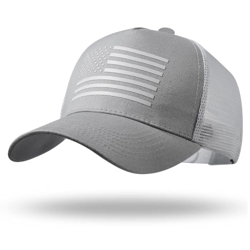 Image of Oversize XXL American Flag Trucker Hat